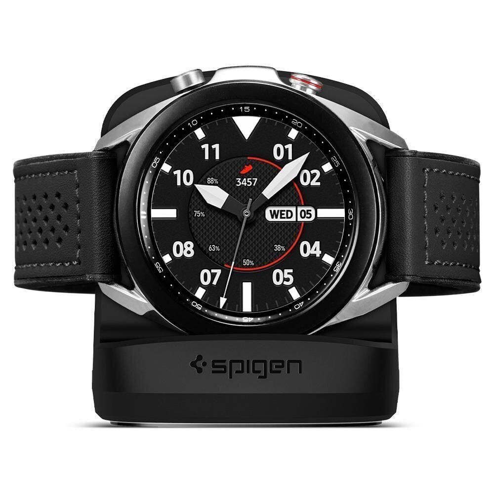 Nutikella alus Spigen S352 Galaxy Watch 4 jaoks, must hind ja info | Nutikellade aksessuaarid ja tarvikud | hansapost.ee