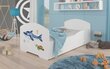 Voodi ADRK Furniture Pepe Sea Animals, 140x70 cm, valge hind ja info | Lastevoodid | hansapost.ee