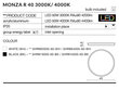 Laevalgusti AZzardo Monza r AZ2266 цена и информация | Laelambid | hansapost.ee