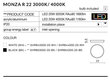 Laevalgusti AZzardo Monza r AZ2260 цена и информация | Laelambid | hansapost.ee