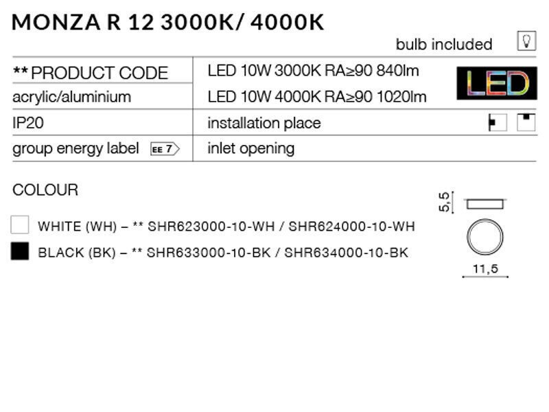 Laevalgusti AZzardo Monza r AZ2258 hind ja info | Laelambid | hansapost.ee