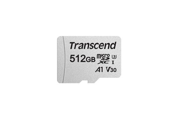 Transcend 300S mälukaart 512 GB MicroSDXC NAND hind ja info | Mälukaardid mobiiltelefonidele | hansapost.ee
