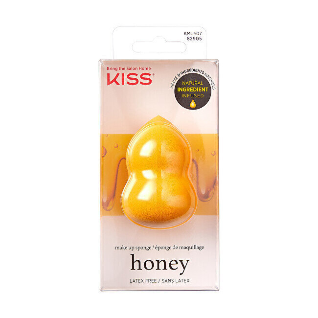 Meigikäsn Kiss Honey, 1 tk цена и информация | Meigipintslid ja meigikäsnad | hansapost.ee