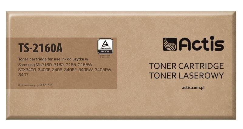 Tooner Actis TS-2160A Samsung MLT-D101S SCX-3400 ML-2160 2165W - must цена и информация | Laserprinteri toonerid | hansapost.ee