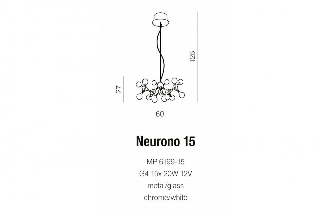 Rippvalgusti AZzardo Neurono AZ0107 цена и информация | Rippvalgustid | hansapost.ee
