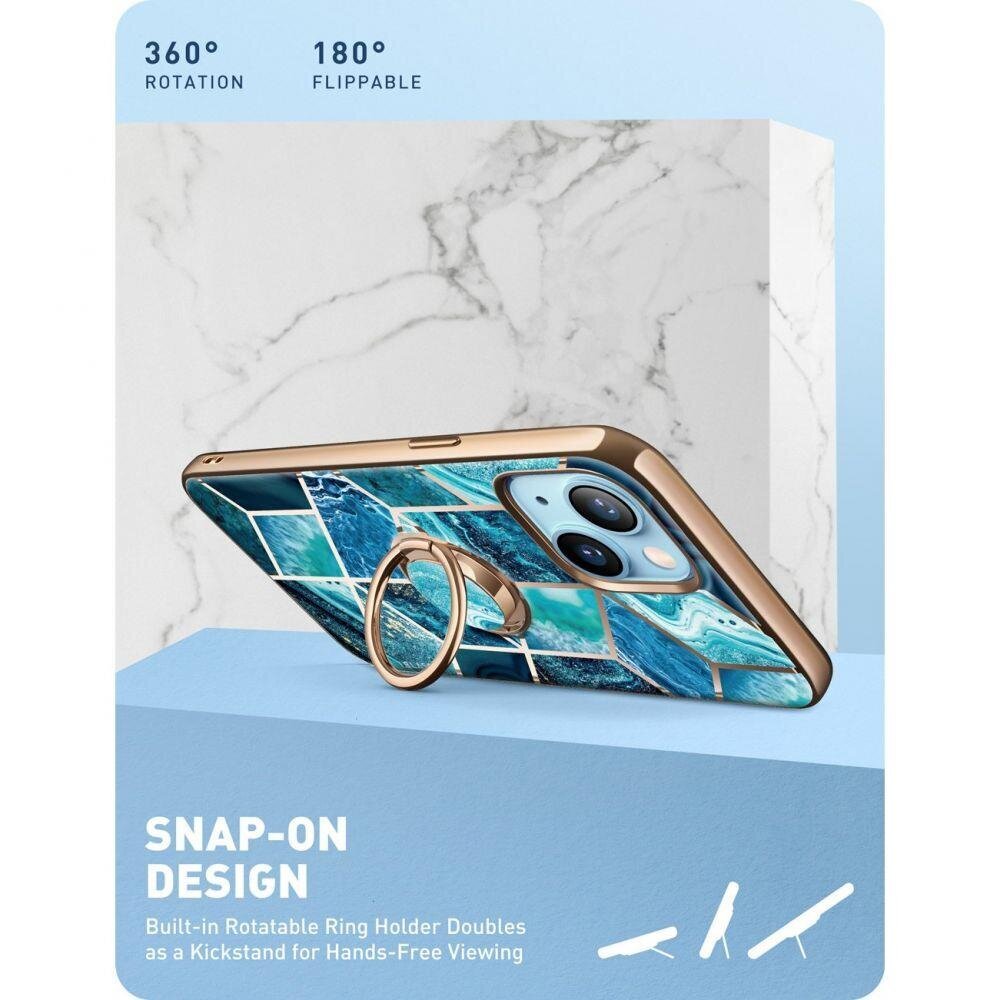 Supcase IBLSN Cosmo Snap, iPhone 13 Ocean Blue цена и информация | Telefonide kaitsekaaned ja -ümbrised | hansapost.ee