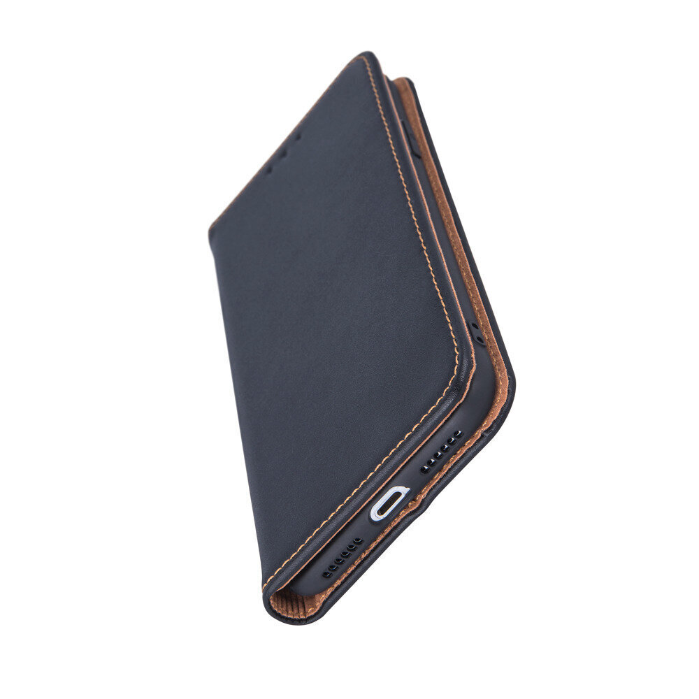 OEM Genuine Leather Case telefonile Samsung A50/A30s/A50s, must hind ja info | Telefonide kaitsekaaned ja -ümbrised | hansapost.ee