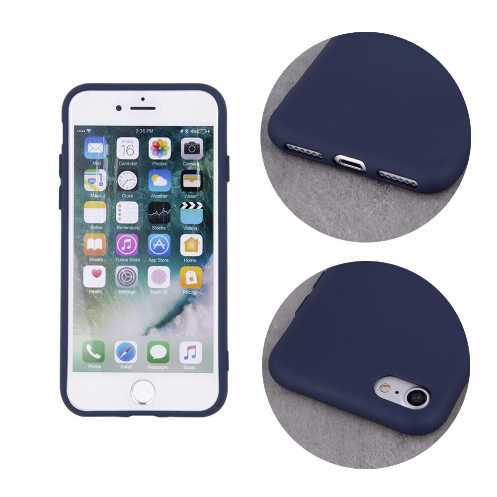 OEM Silicon Case telefonile iPhone XS Max, sinine цена и информация | Telefonide kaitsekaaned ja -ümbrised | hansapost.ee