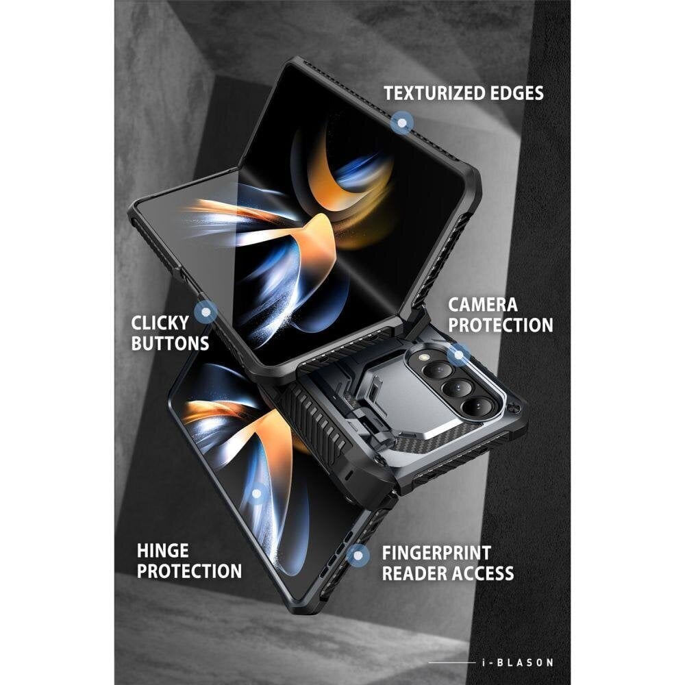 Supcase IBLSN Armorbox, Galaxy Fold 4 Black hind ja info | Telefonide kaitsekaaned ja -ümbrised | hansapost.ee