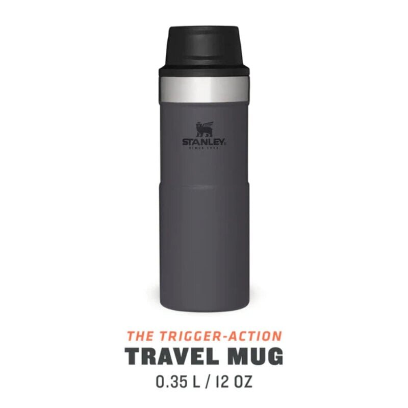 Termokruus The Trigger-Action Travel Mug Classic, 0,35 L, tumehall hind ja info | Termosed ja termokruusid | hansapost.ee