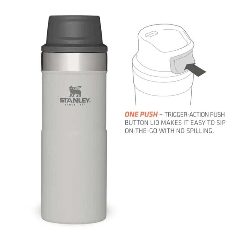 Termokruus The Trigger-Action Travel Mug Classic, 0,35 L, tumehall hind ja info | Termosed ja termokruusid | hansapost.ee