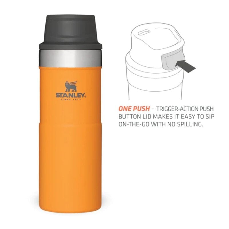 Termokruus The Trigger-Action Travel Mug Classic, 0,35 L, safrankollase värviga hind ja info | Termosed ja termokruusid | hansapost.ee