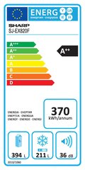 Külmik SHARP SJEX820FBE цена и информация | Холодильники | hansapost.ee