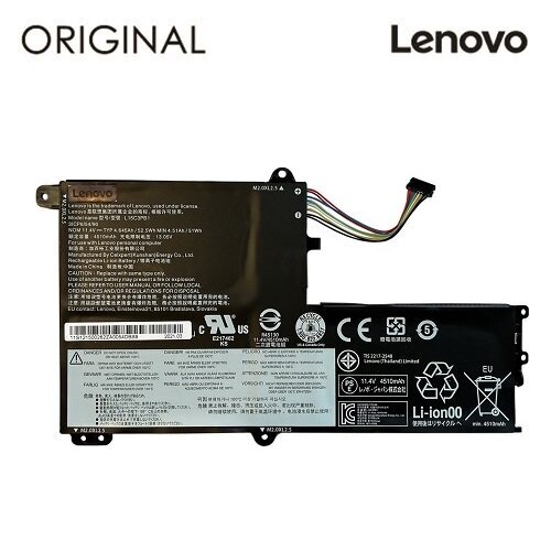 Nešiojamo kompiuterio baterija LENOVO L15C3PB1, 4510mAh, Original цена и информация | Sülearvuti akud | hansapost.ee