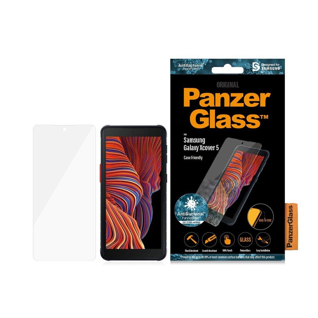 Kaitseklaas PanzerGlass Samsung Galaxy Xcover 5 jaoks цена и информация | Ekraani kaitseklaasid ja kaitsekiled | hansapost.ee