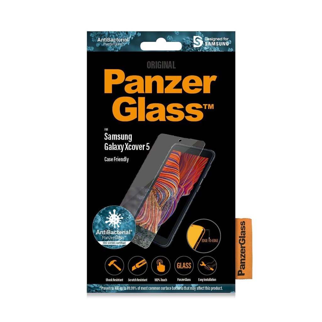 Kaitseklaas PanzerGlass Samsung Galaxy Xcover 5 jaoks цена и информация | Ekraani kaitseklaasid ja kaitsekiled | hansapost.ee