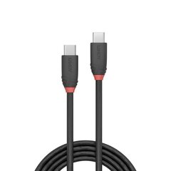 CABLE USB3.2 C-C 0.5M/BLACK 36905 LINDY hind ja info | Lindy Mobiiltelefonid ja lisatarvikud | hansapost.ee