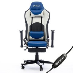 Massaažimängutool ByteZone Dolce Gaming Chair, must-sinine hind ja info | Kontoritoolid | hansapost.ee