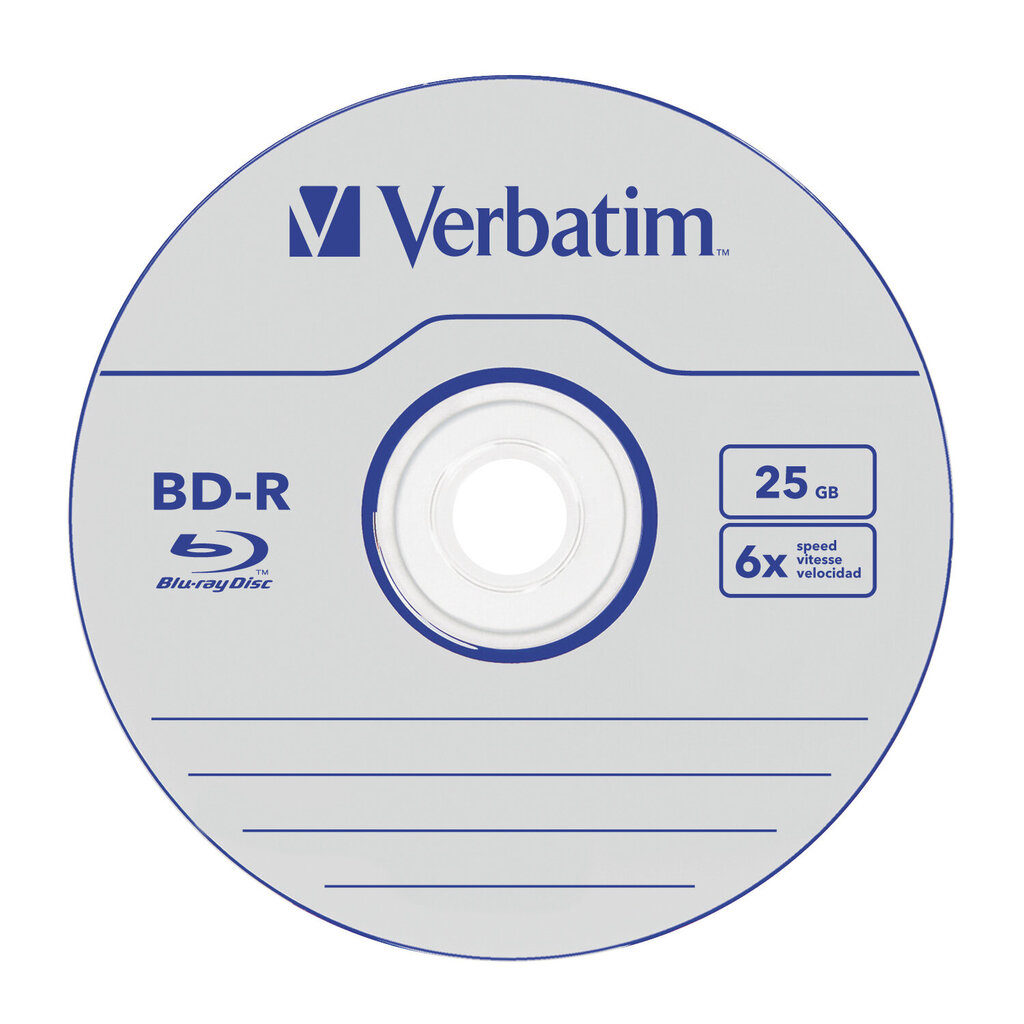 Verbatim BD-R 25 GB hind ja info | Vinüülplaadid, CD, DVD | hansapost.ee