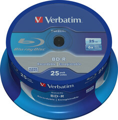 Verbatim BD-R 25 GB hind ja info | Vinüülplaadid, CD, DVD | hansapost.ee