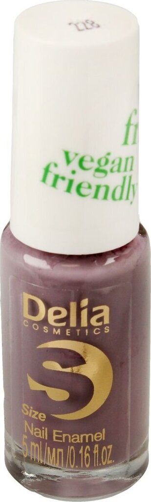 Küünelakk Delia Cosmetics Vegan Friendly Size S, nr 228 Psycho, 5ml цена и информация | Küünelakid ja küünelakieemaldajad | hansapost.ee