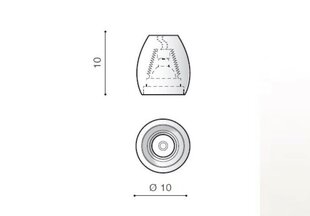 Laevalgusti AZzardo Rotondo AZ4207 hind ja info | Laelambid | hansapost.ee