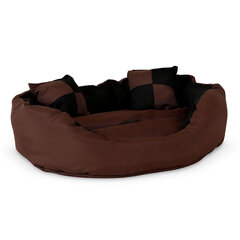 Лежак для питомца Lionto, серый/коричневый цвет цена и информация | Лежаки, домики | hansapost.ee