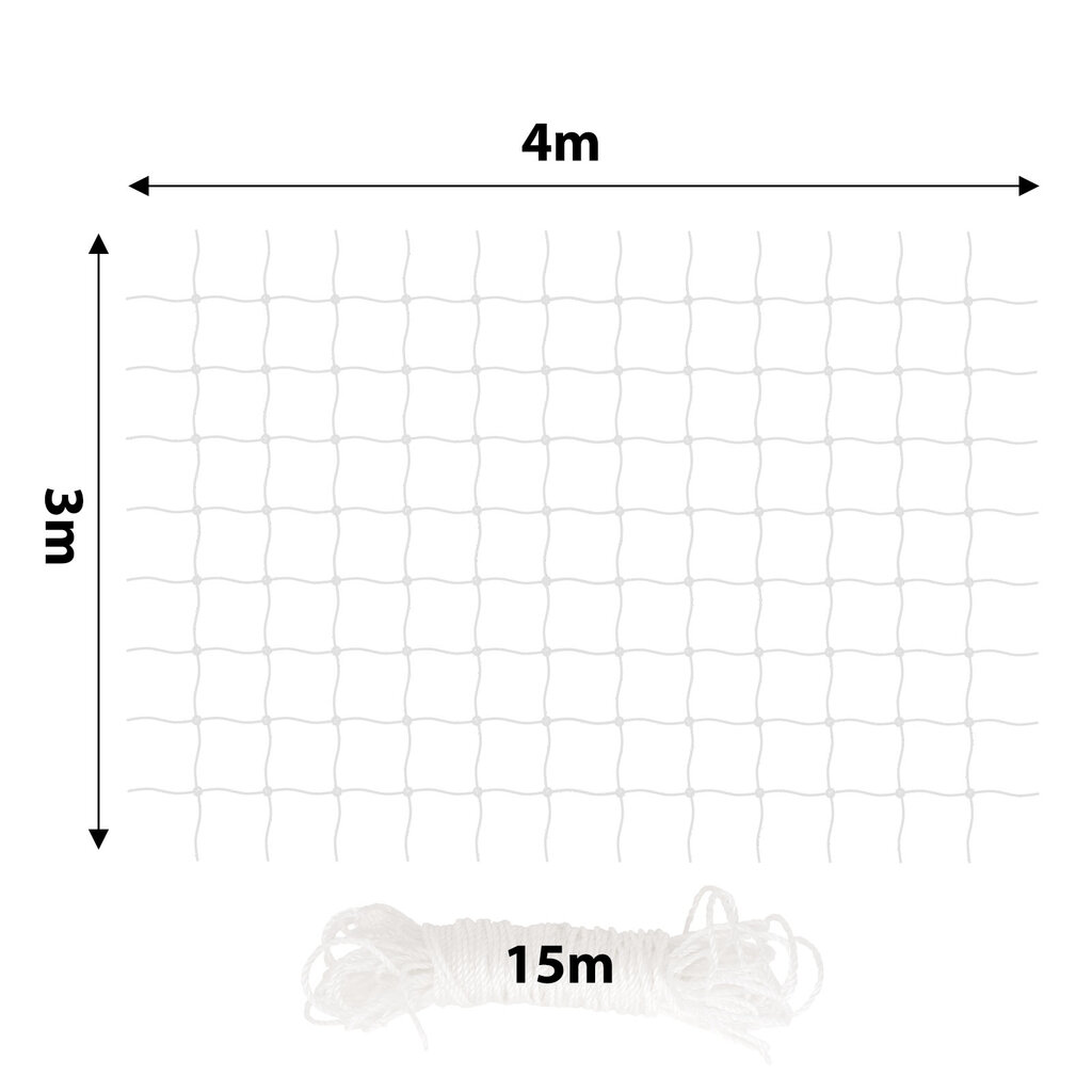 Lionto kaitsevõrk rõdudele ja akendele, 4x10 m цена и информация | Hooldus/grooming | hansapost.ee