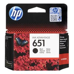 HP nr 651 Black C2P10AE цена и информация | Картриджи для струйных принтеров | hansapost.ee