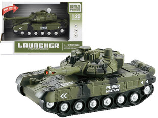 Военный танк со звуковыми и световыми эффектами, 1:20 цена и информация | Игрушки для мальчиков | hansapost.ee