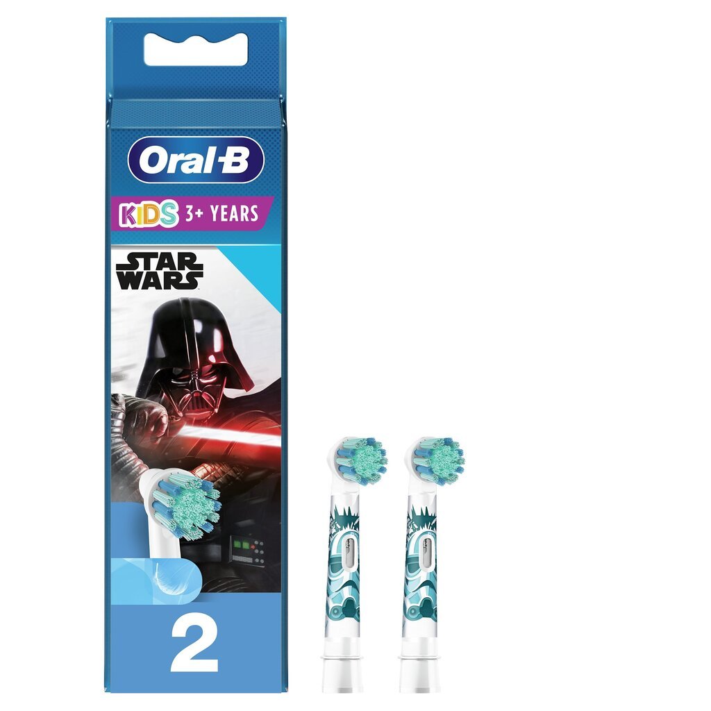EB10-2tk Kids varuharjad Star Wars hind ja info | Elektriliste hambaharjade otsikud | hansapost.ee