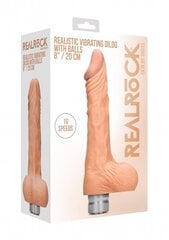 Vibraator RealRock Dildo With Balls hind ja info | Vibraatorid | hansapost.ee