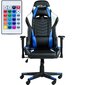 Mänguritool ByteZone Winner RGB LED valgustusega Gaming Chair sinine цена и информация | Kontoritoolid | hansapost.ee