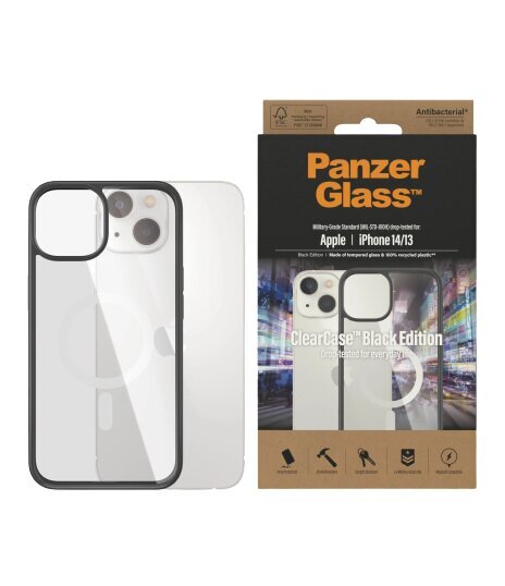 PanzerGlass ClearCase skirtas Apple iPhone 13/14, skaidrus цена и информация | Telefonide kaitsekaaned ja -ümbrised | hansapost.ee