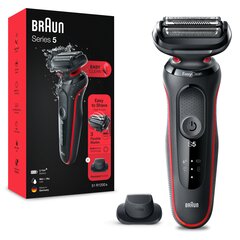 Станок для бритья Braun 5 51-R1200 цена и информация | 9D бритвы 6-в-1 электрические бритвы для лысины водостойкие влажные/сухие мужские бритвы для ухода за волосами USB аккумуляторная бритва для бороды | hansapost.ee