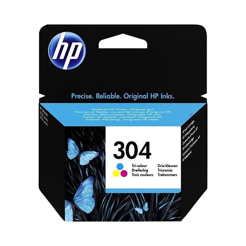 Tindikassett HP 304 Tri-color цена и информация | Tindiprinteri kassetid | hansapost.ee