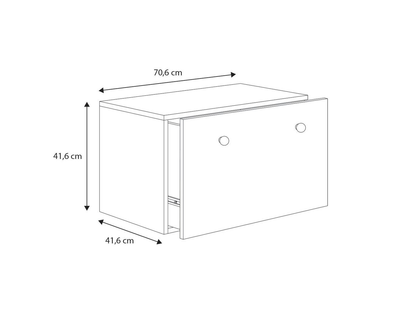 Mänguasjakast Inga, 70,6x41,6x41,6 cm цена и информация | Hoiukastid ja korvid | hansapost.ee