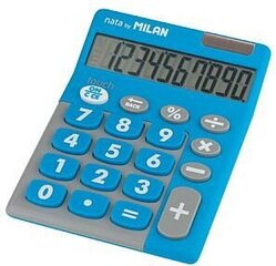 Kalkulaator Milan Duo Kalkulaator, sinine, PVC hind ja info | Milan Koolitarvikud | hansapost.ee