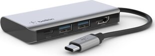 USB-адаптер Belkin AVC006BTSGY цена и информация | Адаптеры, USB-разветвители | hansapost.ee