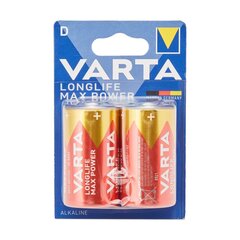 Батарейки Varta Long Life Max Power (2 Предметы) цена и информация | Батарейки | hansapost.ee