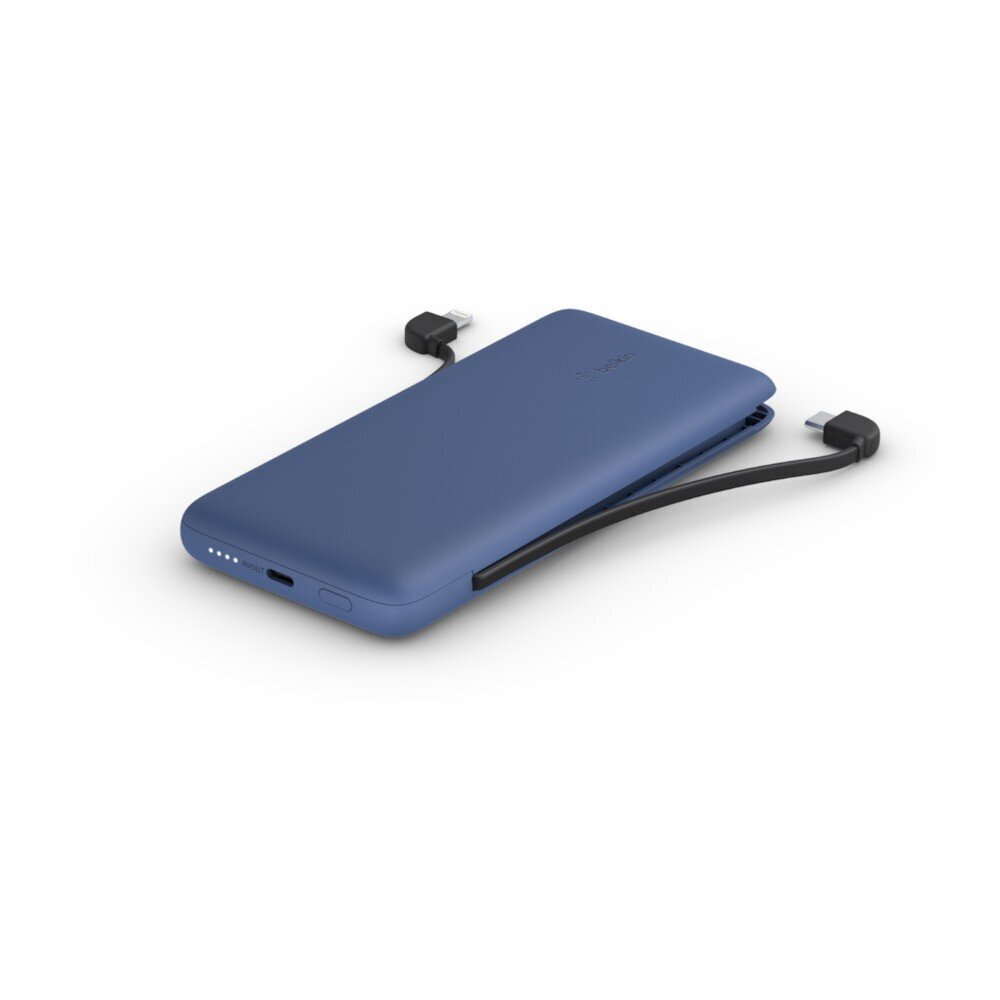 Belkin PowerBank 10 000 mAh 18 W USB-C / LTG sinine цена и информация | Akupangad | hansapost.ee