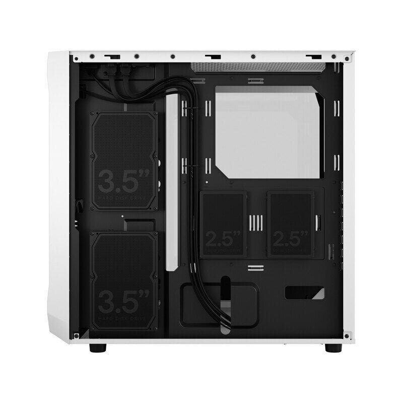 Fractal Design Focus 2 White TG Clear Tint hind ja info | Arvutikorpused | hansapost.ee