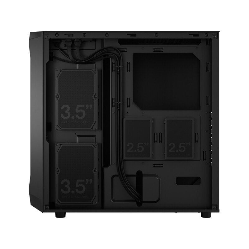 Fractal Design Focus 2 Black Solid hind ja info | Arvutikorpused | hansapost.ee