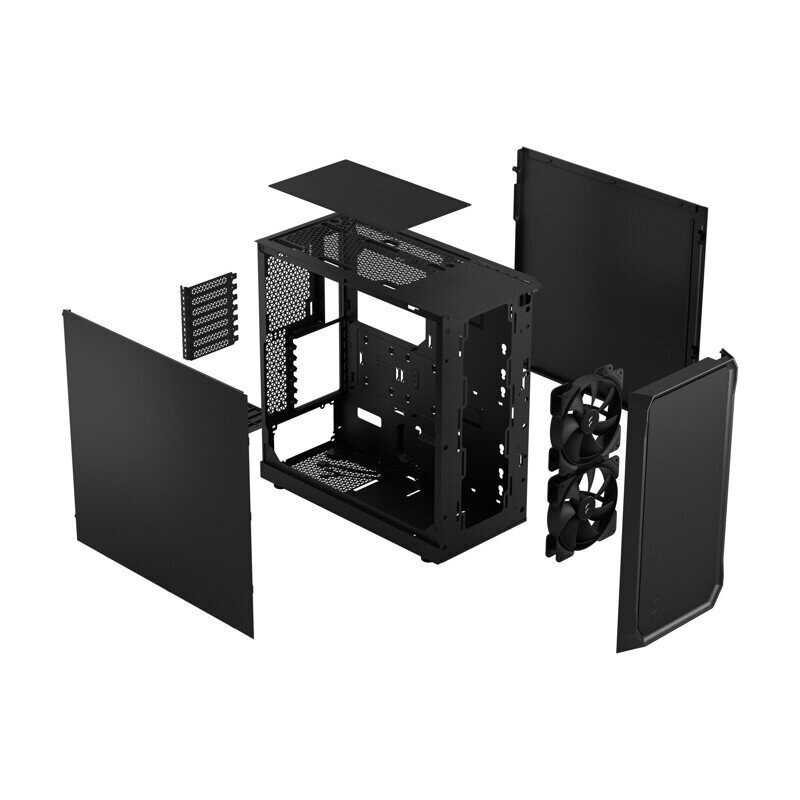 Fractal Design Focus 2 Black Solid цена и информация | Arvutikorpused | hansapost.ee