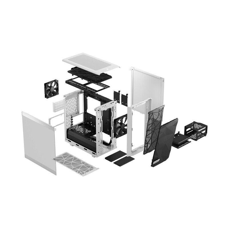 Fractal Design Meshify 2 Mini White TG clear tint hind ja info | Arvutikorpused | hansapost.ee