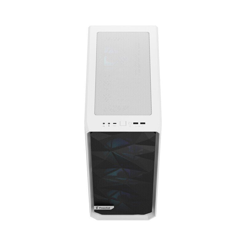 Fractal Design Meshify 2 Compact RGB White TG Clear hind ja info | Arvutikorpused | hansapost.ee