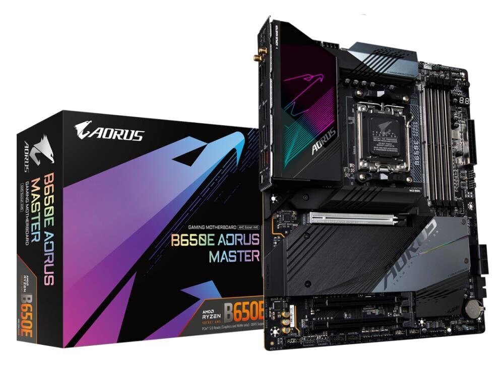 Gigabyte B650E Aorus Master, Socket AM5, DDR5, ATX, Wifi hind ja info | Emaplaadid | hansapost.ee