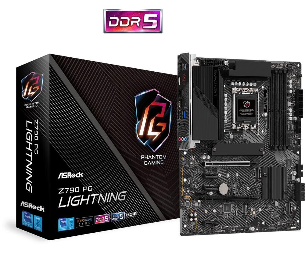 ASRock Z790 Phantom Gaming Lightning DDR5 So.1700 цена и информация | Emaplaadid | hansapost.ee