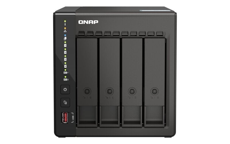 QNAP 4-Bay desktop NAS TS-453E-8G Up to 4 HDD/SSD Hot-Swap цена и информация | Välised kõvakettad | hansapost.ee