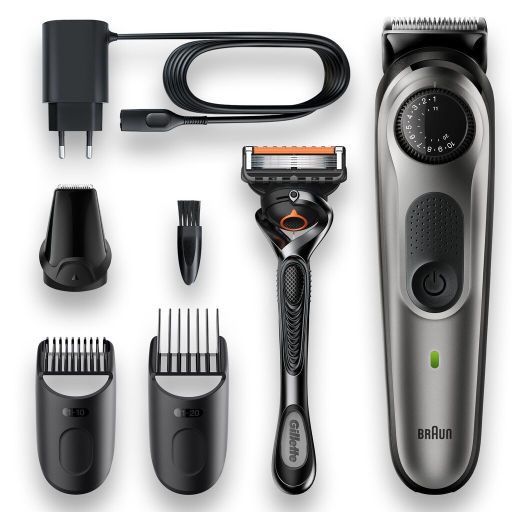 BT5360 habemetrimmer Braun / piirel цена и информация | Juukselõikusmasinad ja trimmerid | hansapost.ee